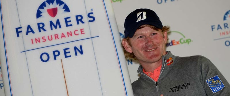 Brandt Snedeker gewinnt die Farmers Insurance Open, ohne am entscheidenden Tag einen Schlag spielen zu müssen.