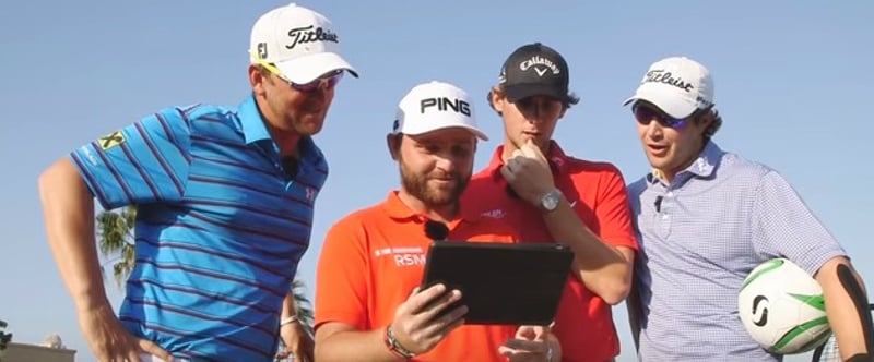 Bernd Wiesberger und Co. versuchen sich im All Sports Battle. (Foto: Screenshot=