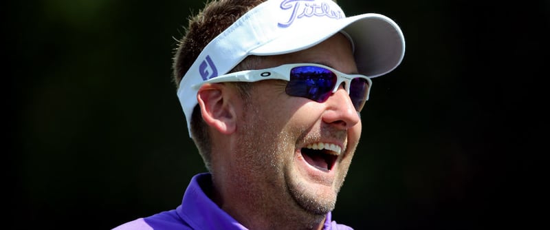 Der Trick im Vorfeld der Phoenix Open ging mächtig daneben. Ian Poulter nahm's aber mit Humor. (Foto: Getty)