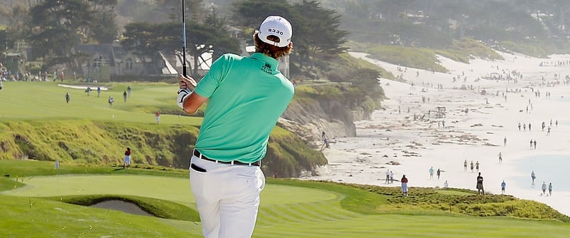 Wunderschöner Strand, hoffentlich schönes Golfspiel: In dieser Woche treffen sich die Pros der PGA Tour am Pebble Beach. (Foto: Getty)