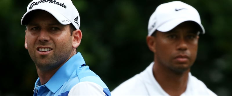 Sergio Garcia wird Gastgeber der Open de Espana, seinem Heimatturnier. Er und Woods haben ein angespanntes Verhältnis. (Foto: Getty)