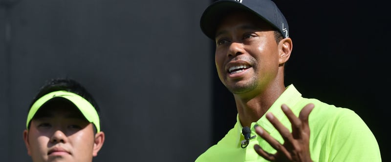 Tiger Woods trainiert wieder am Simulator. Wann er auf die Tour zurückkehrt ist dennoch offen. (Foto: Getty)