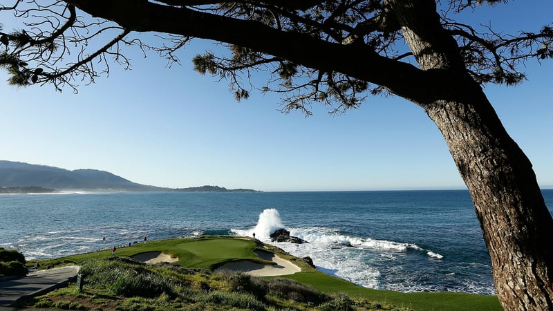 Eines der besten Golflöcher der Welt: Pebble Beach Loch 7. (Foto: Getty)