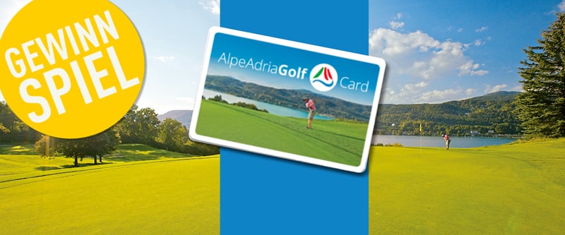 Gewinnspiel: Alpe-Adria-Golf Card mit drei Greenfees!