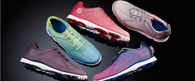 Der neue emPower von FootJoy ist ein farbenfroher Golfschuh für die Damenwelt (Foto: FootJoy)