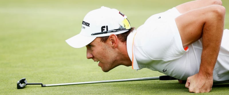 Ging bereits früh am Morgen auf die Runde, zeigte sich aber voller Tatendrang: Maximilian Kieffer bei der True Thailand Classic. (Foto: Getty)