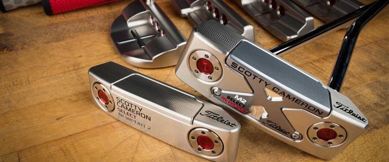 Die neue Select-Serie von Scotty Cameron bietet sieben verschiedene Putter-Typen mit neuen und überarbeiteten Schlagflächeneinsätzen.