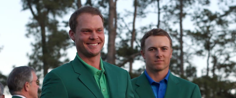 Strahlender Sieger und tapferer Verlierer: Danny Willett und Jordan Spieth nach einem packenden Finale von Augusta. (Foto: Getty)