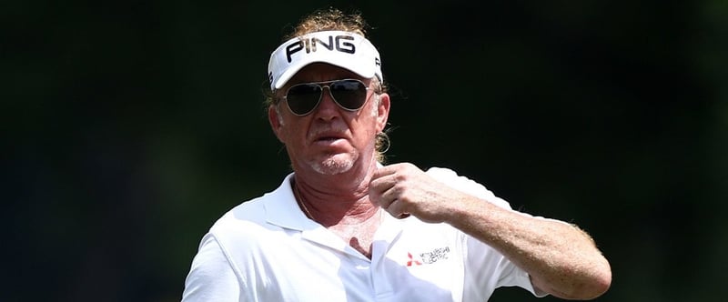 Miguel Angel Jimenez feiert seinen dritten Sieg auf der PGA Tour Champions. (Foto: Getty)