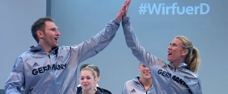 Das im schlichten Grau gehaltene Olympia-Outfit Deutschlands. (Foto: Getty)