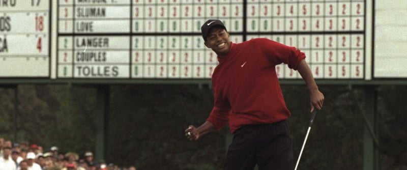 Tiger Woods holte sich vor 19 Jahren seinen ersten Masterssieg. (Foto: Getty)