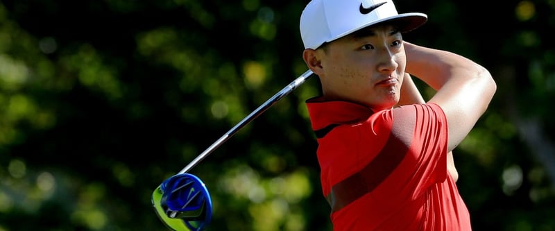 Blick ins Bag: Li Haotong aus China gewinnt in seiner Heimat unter anderem mit seinem Nike Vapor Fly Pro Driver. (Foto: Getty)