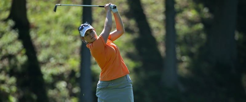 Mit Schwung ins Wochenende: Caroline Masson bewahrt den Anschluss an die Spitze bei der Kingsmill Championship. (Foto: Getty)