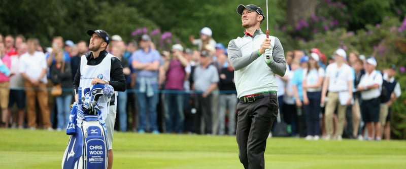 Chris Wood holt sich mit einem bunten Bag den Sieg bei der BMW PGA Championship. (Foto: Getty)