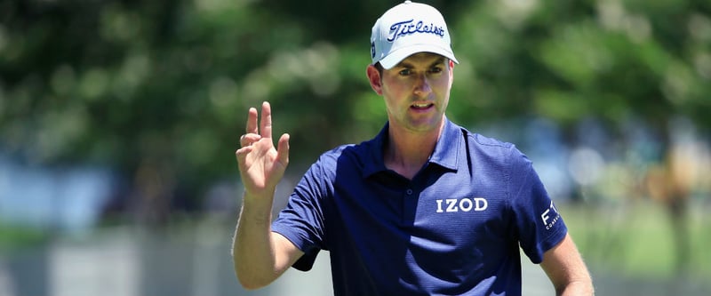 Webb Simpson wird als Führender in den Moving Day des Dean & Delura Invitational starten, der direkt im Anschluss an die zweite Runde beginnt. (Foto: Getty)