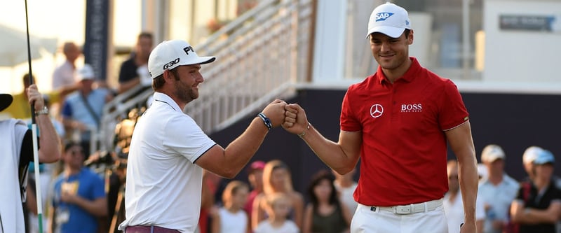 Martin Kaymer geht bei der BMW PGA Championship mit dem Engländer Andy Sullivan auf die Runde. (Foto: Getty)