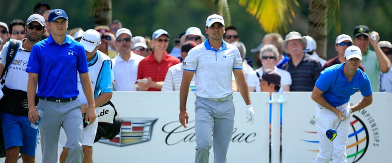 Jordan Spieth, Jason Day und Rory McIlroy schlagen alle beim Memorial Tournament auf der PGA Tour ab. (Foto: Getty)