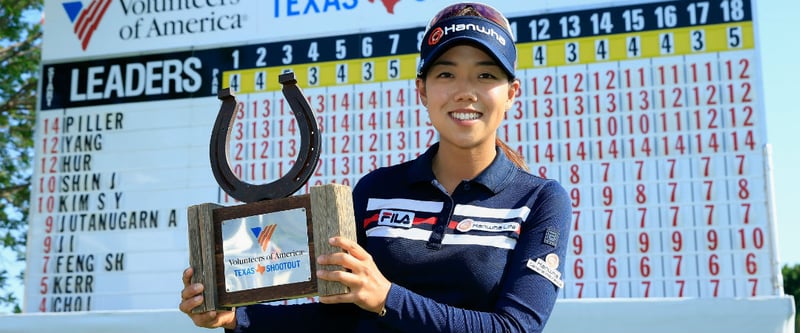 Strahlende Siegerin des Texas Shootout in Irving: Die Südkoreanerin Jenny Shin. (Foto: Getty)