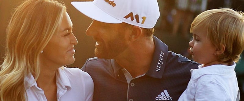 Groß war die Erleichterung und die Freude bei Dustin Johnson und seiner Familie nach dem Sieg bei der US Open.