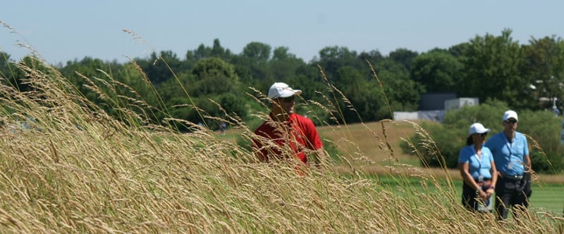 Florian Fritsch steckte ganz tief im Rough und schaffte den Cut bei der BMW International Open nicht. (Foto: Golf Post)