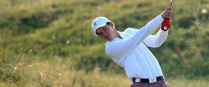 Golf gehört definitiv in das Leben von Maverick McNealy. Auf welche Art und Weise, das muss er noch für sich herausfinden. (Foto: Getty)