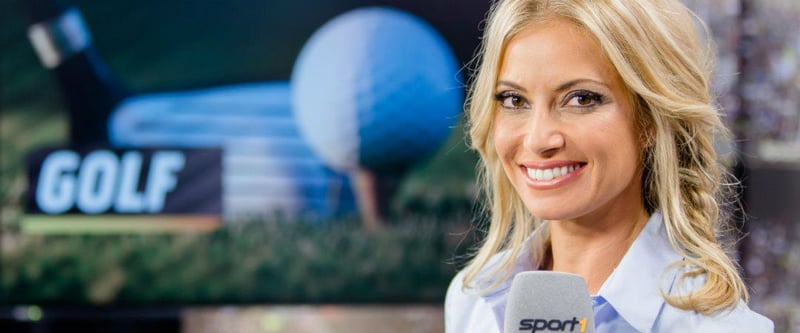 Sarah Valentina Winkhaus spielt seit Jugendtagen selber Golf und moderiert nun BMW International Open in der Free-TV-Übertragung bei Sport1.