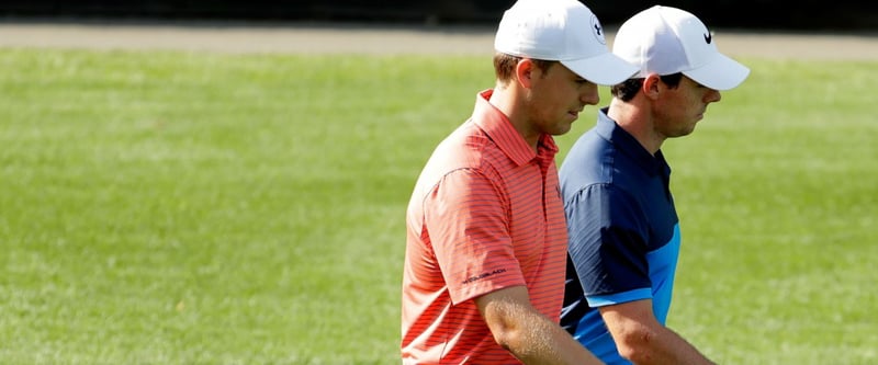 Für Jordan Spieth's und Rory McIlroy geht's weiter beim Memorial Tournament. (Foto: Getty)