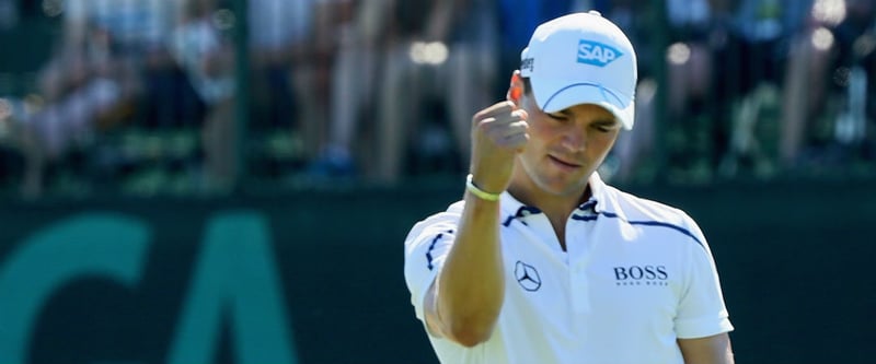 Martin Kaymer ballt die Faust: am Moving Day lief es für den Deutschen zunächst ganz nach Wunsch. (Foto: Getty)