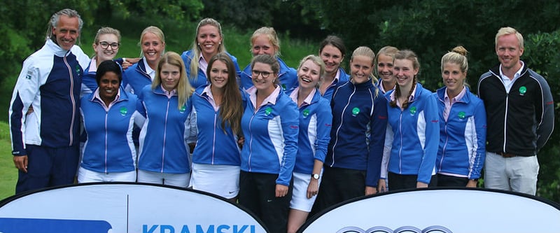 Spieltagssieger und neuer Spitzenreiter: Die Damen des GC Hubbelrath (Foto: DGV/stebl)