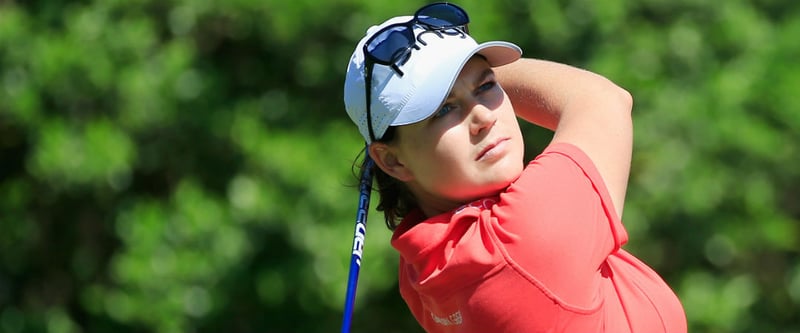 Am Moving Day der US Women's Open sorgte Caroline Masson für eine Verbesserung. (Foto: Getty)