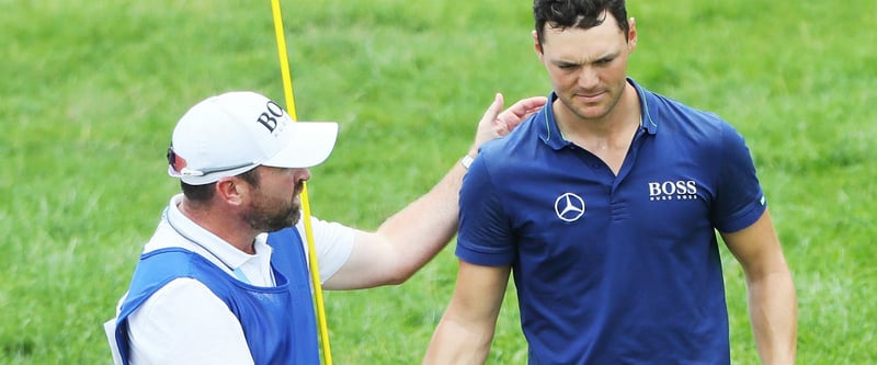 Martin Kaymer hatte bei der US PGA Championship nach früher Startzeit mit dem Wetter und einer kurzen Regenunterbrechung zu kämpfen.