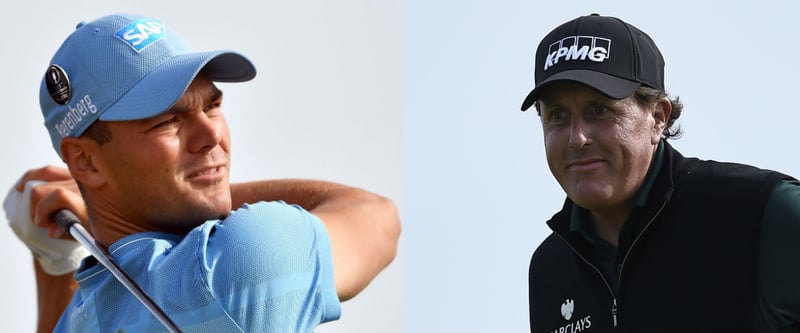 Martin Kaymer und Phil Mickelson ganz oben nach der ersten Runde der Open Championship. (Foto: Getty)