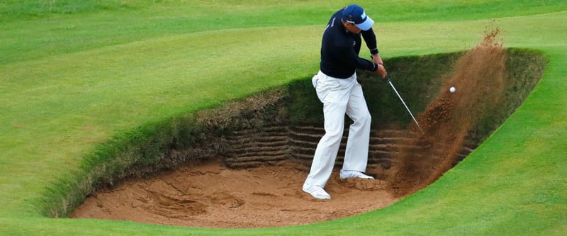 Ein Platz der jeden Golfer an seine Grenzen bringt: Martin Kaymer hatte mit dem Kurs der British Open in Troon zu kämpfen. (Foto: Getty)