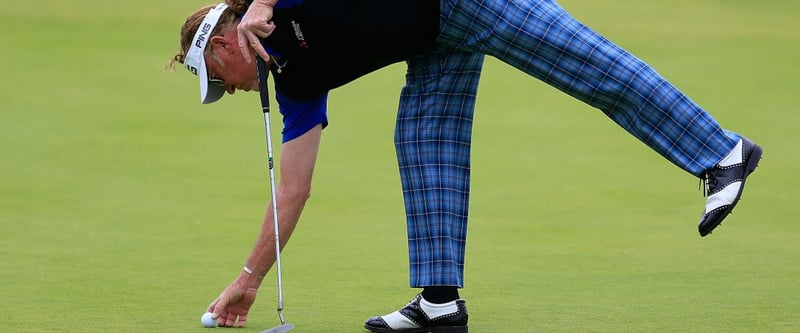 Miguel Ángel Jiménez bei der Senior open Championship. (Foto: Getty)