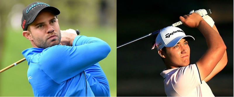 Bernd Ritthammer (l) und Dominic Foos teilen sich bei der Northern Ireland Open den zweiten Platz. (Foto: Getty)