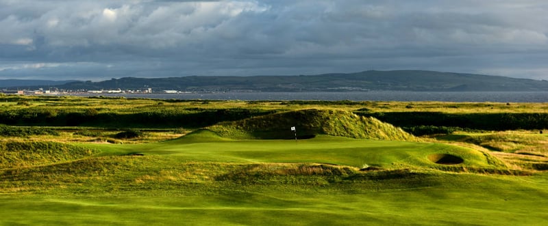 Royal Troon und sein berühmtes Par-3 „The Postage Stamp“: Seit 1878 ein Linksgolf-Klassiker an der schottischen Ostküste. (Foto: Getty)