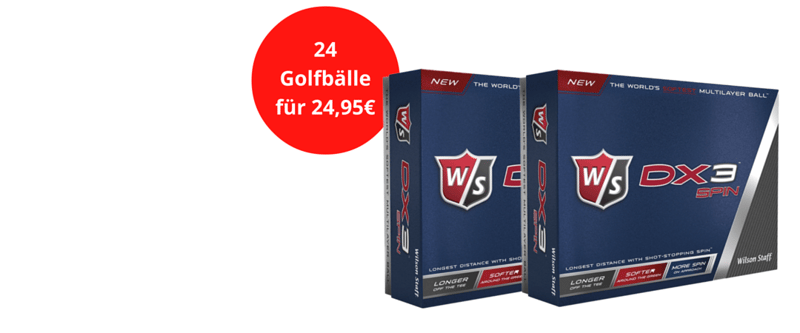 Deal der Woche: Zwei Dutzend Wilson Staff DX3 nur 24,95€