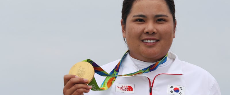 Inbee Park aus Südkorea krönt sich zur ersten Golf-Olympiasiegerin seit 116 Jahren.