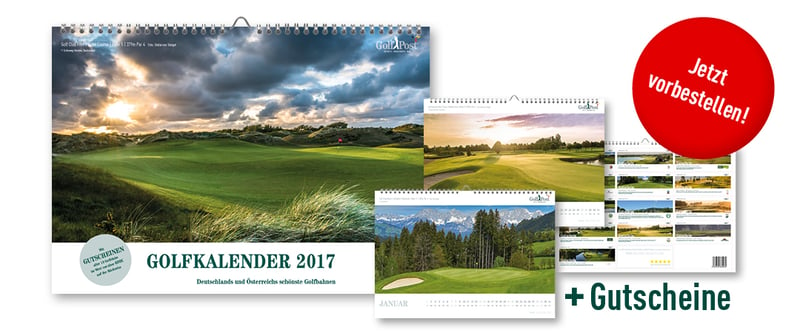 Jetzt vorbestellen und einen der begehrten Golf Post Golfkalender 2017 sichern! (Foto: Golf Post)