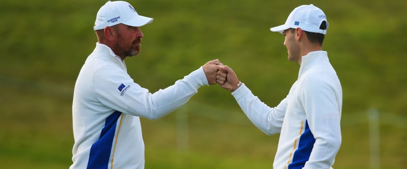 Martin Kaymer hat mit Vize-Kapitän Thoas Björn den perfekten Flightpartner für die Made in Denmark. (Foto: Getty)