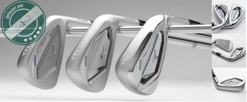 Die neue JPX900-Serie von Mizuno umfasst drei verschiedene Eisenmodelle, um für jeden Spieler das richtige Gerät zu bieten. (Foto: Mizuno)