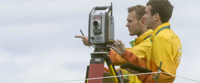 Mit Lasertechnik ausgerüstet: Bei den Olympischen Spielen scannen Messgeräte jeden Schlag auf der Golfanlage von Rio. (Foto: Omega)