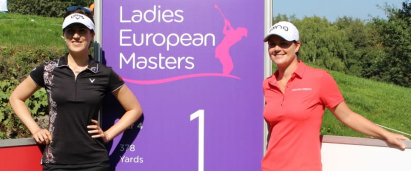 Sandra Gal (links) und Caroline Masson wollen am Finaltag des Ladies European Masters nochmal alles geben. Verfolgen Sie ihre Runden in unserem Livestream. (Foto: Golf Post)