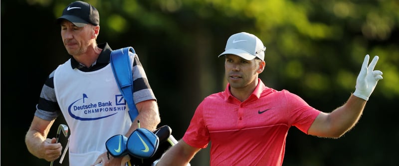 Paul Casey hat sich vor der finalen Runde der Deutsche Bank Championship an die Spitze gesetzt und greift nun nach dem Titel. (Foto: Getty)