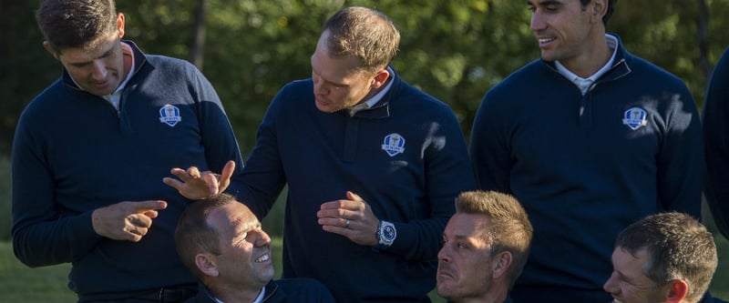 Die Stimung im Team Europa ist gut: Vor dem Ryder Cup 2016 wird offen über alles geredet. (Foto: Getty)