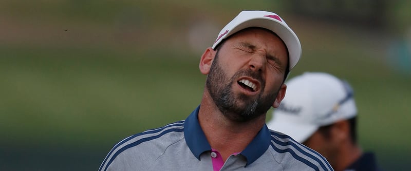 Sergio Garcia ließ seine Wut am Moving Day der BMW Championship 2016 an seinem Putter aus. (Foto: Getty)