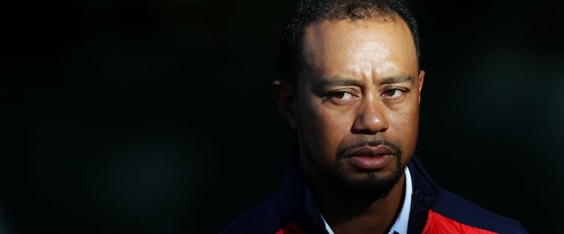 Bleibt er als Vize-Kapitän im Hintergrund oder verdrängt er Team USA aus dem Schlaglicht? Tiger Woods beim Ryder Cup 2016. (Foto: Getty)