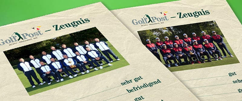 Wer ist Klassenprimus, wer durchgefallen. Golf Post vergibt die Noten an 26 Ryder-Cup-Akteure. (Foto: Golf Post)