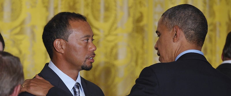 Barack Obama Tiger Woods Golf