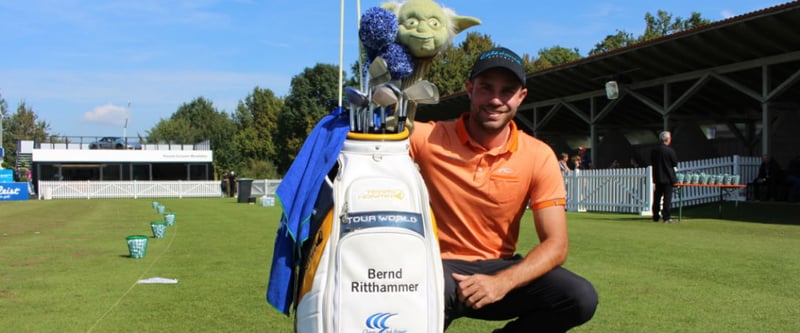 Mit seinen Honma-Schlägern ist Bernd Ritthammer ein Exot unter den Profis. (Foto: Golf Post)